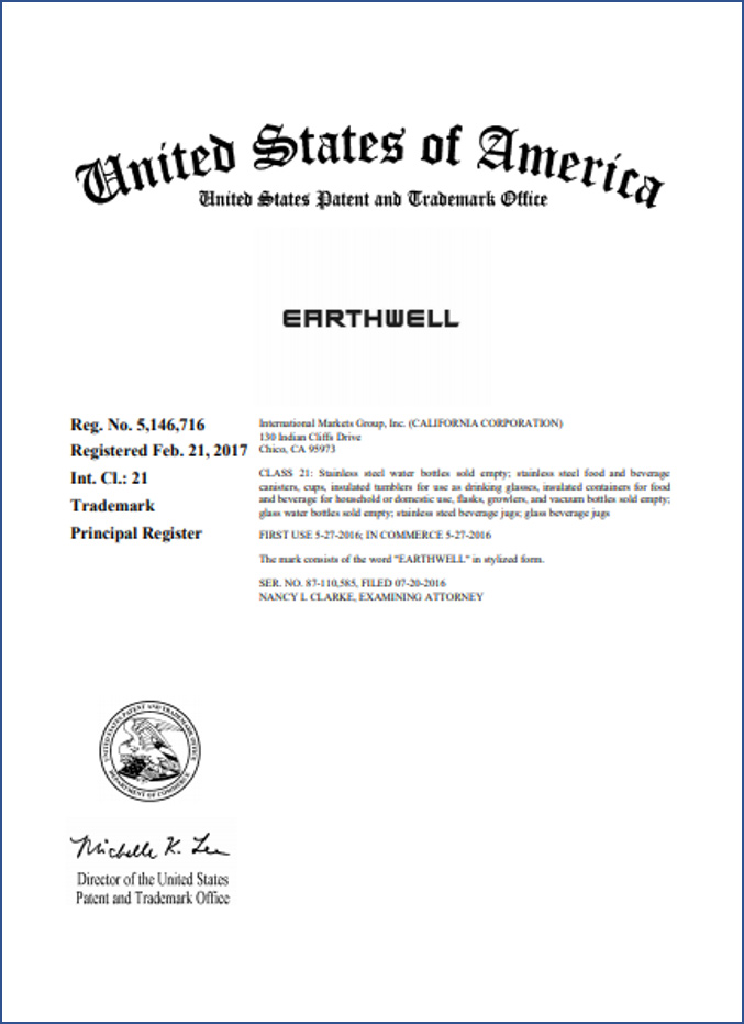 Federal Registration and Trademark Letter